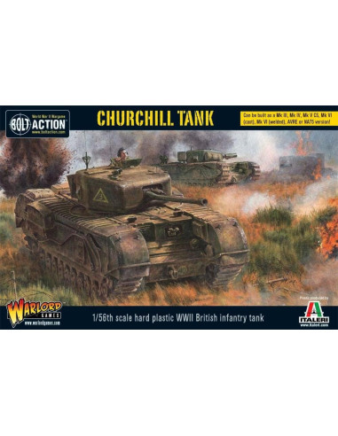 Tanque de Infantería Churchill 1:56 Warlord Games - Miniatura Pintable