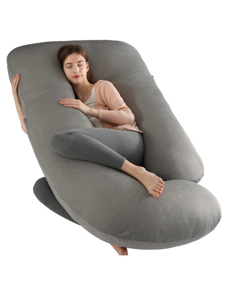 Almohada de Maternidad Elover 57" Refrigerante Gris Oscuro Almohada de Maternidad Elover 57" Refrigerante Gris Oscuro