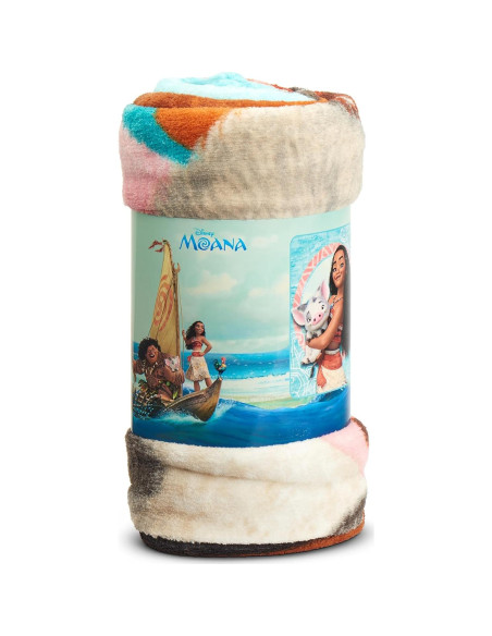 Manta Micro Raschel Disney Moana 116x152 cm Multicolor Manta Micro Raschel Disney Moana 116x152 cm Multicolor