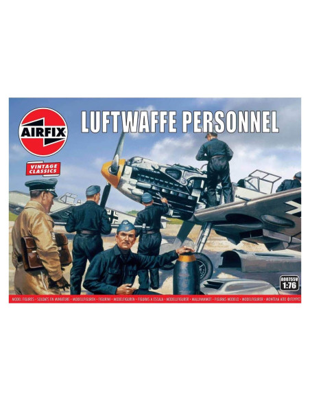 Figuras de Mini Ejército Airfix Luftwaffe 1:76 - 46 Piezas Figuras de Mini Ejército Airfix Luftwaffe 1:76 - 46 Piezas