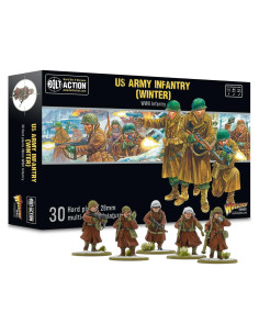 Miniaturas de Guerra Warlord Games Pelotón EE. UU. Invierno 28mm