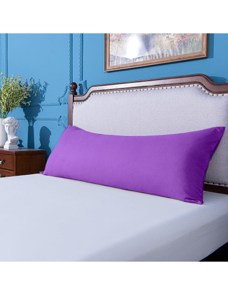 Funda de Almohada Corporal NTBAY Microfibra 20x54 Morado Funda de Almohada Corporal NTBAY Microfibra 20x54 Morado