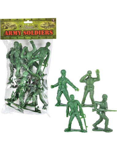 Conjunto de Figuras de Acción Soldados EE. UU. 8 Piezas 10 cm