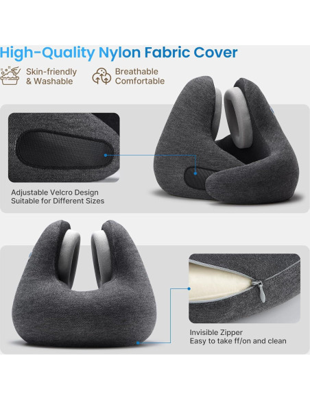Almohada de Cuello RENPHO con Auriculares y Soporte 360 Almohada de Cuello RENPHO con Auriculares y Soporte 360
