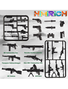 Conjunto de Juguetes Militares HIMIRICH 24 Pcs para Niños 6+ 2