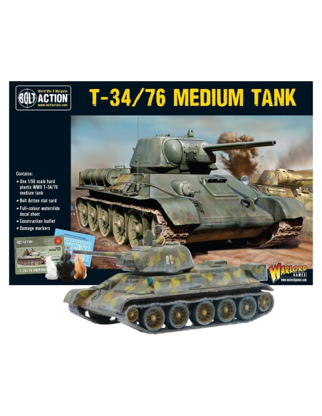 Tanque Medio T34/76 Warlord Games 1:56 Sin Pintar Tanque Medio T34/76 Warlord Games 1:56 Sin Pintar