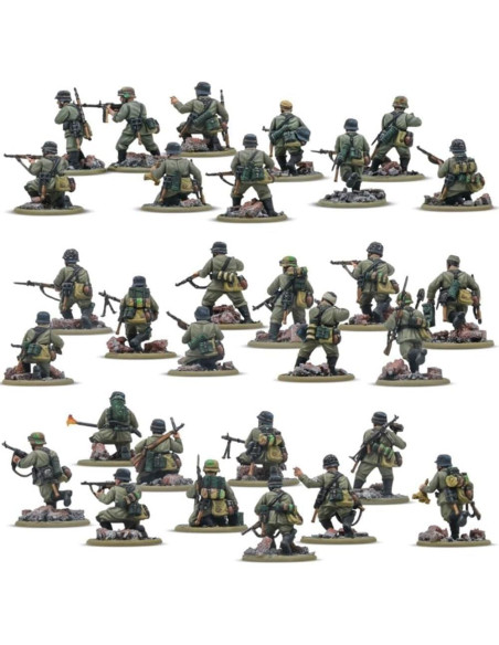 Pelotón Infantería Veterano Alemán Warlord 30 Miniaturas 28mm Pelotón Infantería Veterano Alemán Warlord 30 Miniaturas 28mm