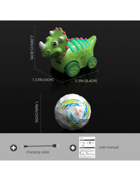 Coche de Juguete Dinosaurio Interactivo WINYEA W111 Recargable Coche de Juguete Dinosaurio Interactivo WINYEA W111 Recargable