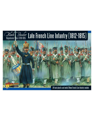 Miniaturas Infantería Francesa 1812-1815 Warlord 28mm