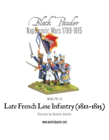 Miniaturas Infantería Francesa 1812-1815 Warlord 28mm