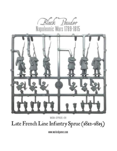 Miniaturas Infantería Francesa 1812-1815 Warlord 28mm