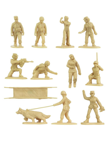 Figuras de Soldados Femeninos Médicos BMC 24pc 1:32