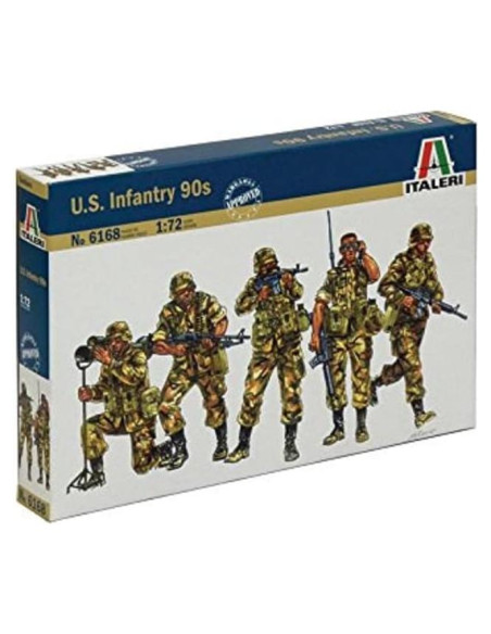 Italeri Infantería EE.UU. 90s 1:72 - 50 Figuras Plástico Italeri Infantería EE.UU. 90s 1:72 - 50 Figuras Plástico