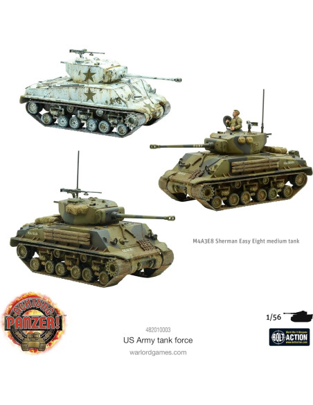 Kit de Modelo de Guerra de Mesa Warlord 1:56 Tanques EE.UU. Kit de Modelo de Guerra de Mesa Warlord 1:56 Tanques EE.UU.