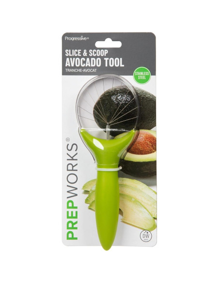 Cortador de Aguacate PrepWorks 3 en 1 Acero Inoxidable Verde Cortador de Aguacate PrepWorks 3 en 1 Acero Inoxidable Verde