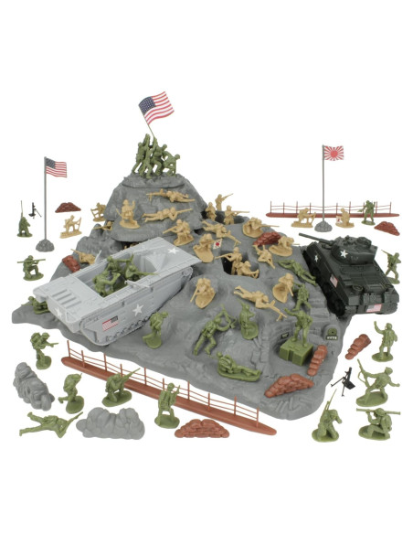 Juego de Soldados de Plástico BMC Iwo Jima 72 Piezas Juego de Soldados de Plástico BMC Iwo Jima 72 Piezas