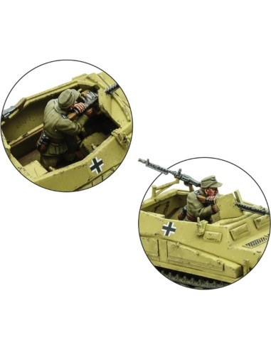 Miniatura Warlord SD.KFZ (Alte) Half-Track 1:56 Sin Pintar
