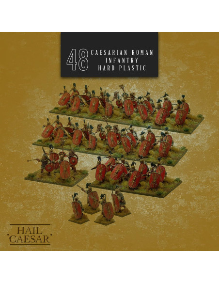 Conjunto de Miniaturas Warlord Games Hail Caesar 28mm Guerras Galas Conjunto de Miniaturas Warlord Games Hail Caesar 28mm Guerras Galas