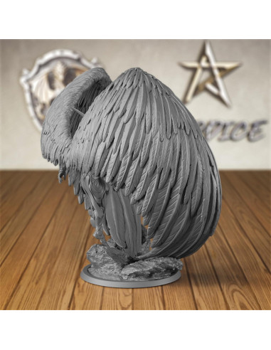 Miniatura Luchador Ángel AUSPDICE 7,11x6,35cm para RPG