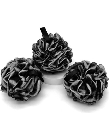 Esponja de Baño Exfoliante Scartink XL 75g - 3 Piezas Negra