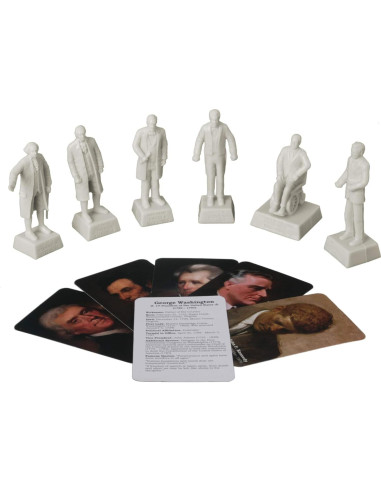 Figuras de Presidentes de EE.UU. BMC Toys Serie 1 - 6 Piezas