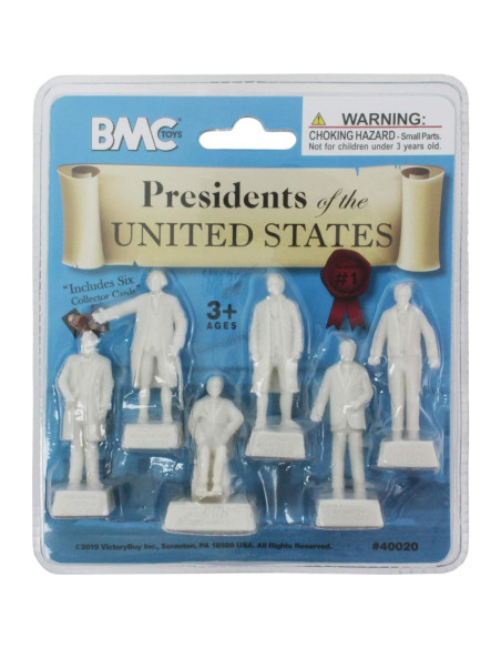 Figuras de Presidentes de EE.UU. BMC Toys Serie 1 - 6 Piezas Figuras de Presidentes de EE.UU. BMC Toys Serie 1 - 6 Piezas