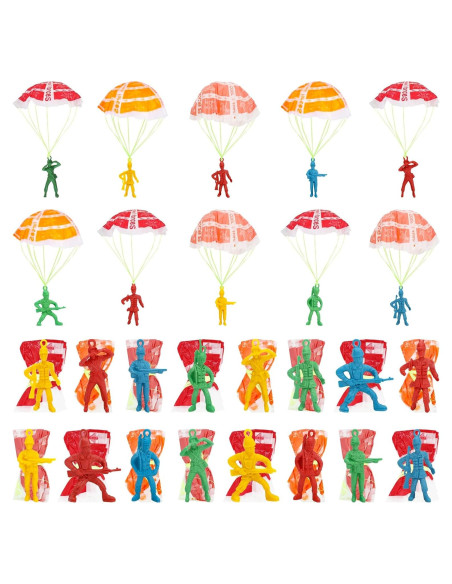 50 Soldados de Juguete Paracaidistas ONEST PVC 7,62 cm 50 Soldados de Juguete Paracaidistas ONEST PVC 7,62 cm