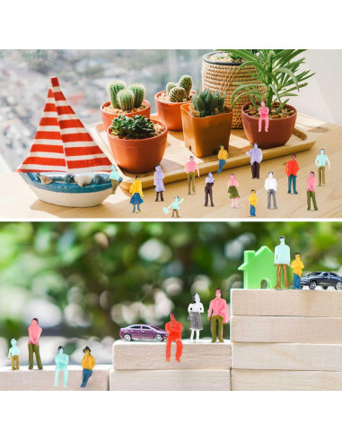 Figuras Miniatura de Personas Namalu 100 Pcs 1:150