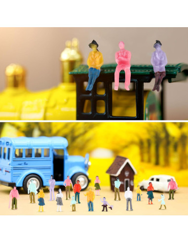 Figuras Miniatura de Personas Namalu 100 Pcs 1:150