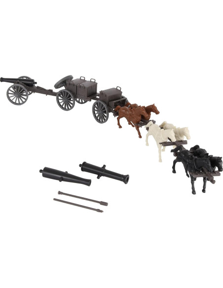 Set de Transporte Artillería Guerra Civil BMC 1:32 Set de Transporte Artillería Guerra Civil BMC 1:32