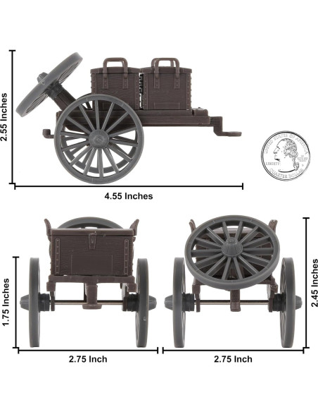 Set de Transporte Artillería Guerra Civil BMC 1:32 Set de Transporte Artillería Guerra Civil BMC 1:32