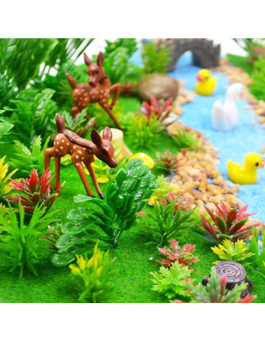 110 Árboles Miniatura Modelo Jardín de Hadas MOMOONNON