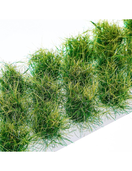 Hierba Estática Lusofie 20Pcs Verde Otoñal para Dioramas Hierba Estática Lusofie 20Pcs Verde Otoñal para Dioramas