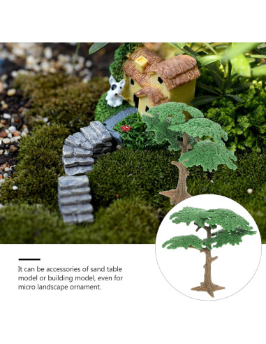 Árboles Falsos DOITOOL Miniatura Ciprés 10.5 cm 3 Pcs