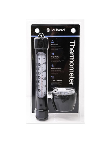 Termómetro de Baño de Hielo Ice Barrel - Pantalla Grande 21.8cm