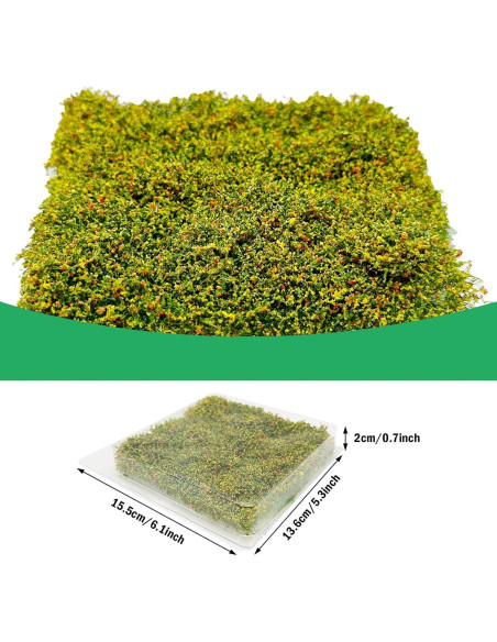 Cayway Vegetación Artificial Miniatura Amarillo Naranja 2 Pzas Cayway Vegetación Artificial Miniatura Amarillo Naranja 2 Pzas