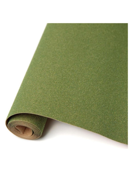 Alfombra Césped Artificial Verde Musgo 30x127 cm para Dioramas Alfombra Césped Artificial Verde Musgo 30x127 cm para Dioramas