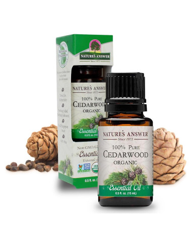 Aceite Esencial Orgánico Nature's Answer Madera de Cedro 14.17 ml