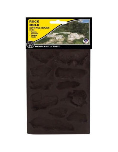 Molde de Rocas Superficiales Woodland Scenics C1231 10x10 cm 2