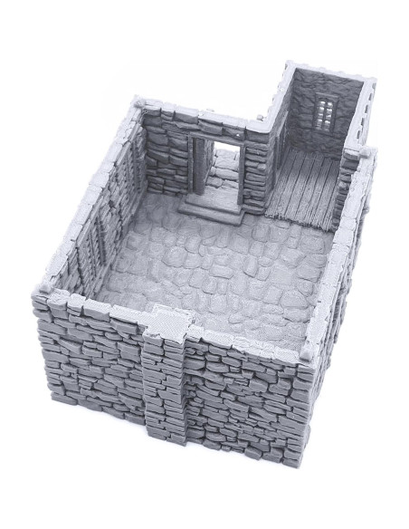 Cabaña Barlyway - Terreno 3D para RPG y Wargaming 28mm Cabaña Barlyway - Terreno 3D para RPG y Wargaming 28mm