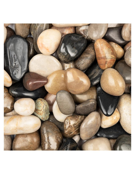 Mezcla de Rocas Naturales Ausluru 5 kg para Jardín y Acuarios Mezcla de Rocas Naturales Ausluru 5 kg para Jardín y Acuarios