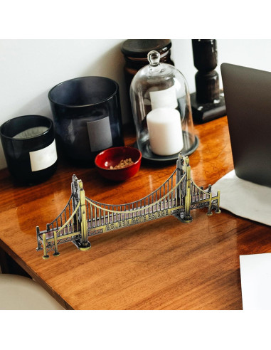 Modelo Puente Golden Gate Veemoon 6.35 cm Metal Decoración