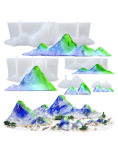 5 Moldes de Silicona para Roca TikooTik - Proyectos de Resina
