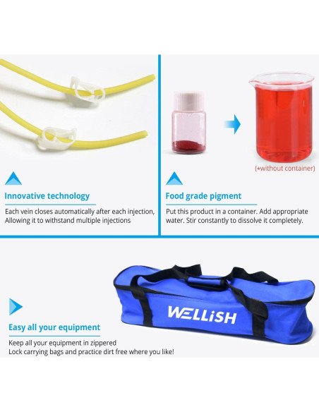 Simulador de Venopunción WELLiSH SCC0006 para Flebotomía Simulador de Venopunción WELLiSH SCC0006 para Flebotomía