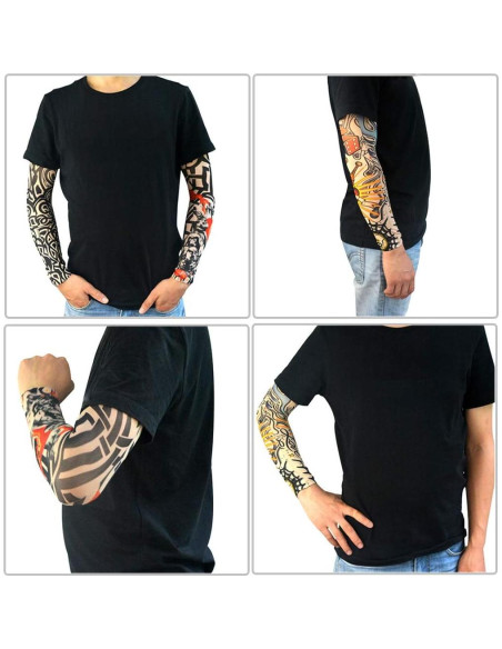 HOVEOX 20 Mangas de Tatuaje Temporal para Brazo 41.9 cm HOVEOX 20 Mangas de Tatuaje Temporal para Brazo 41.9 cm
