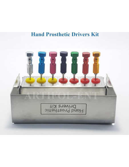 Kit de 7 Destornilladores Prostéticos Genérico OS1034 Kit de 7 Destornilladores Prostéticos Genérico OS1034