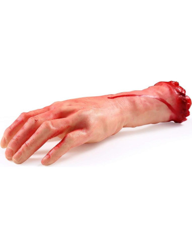 Mano Rota Falsa Sangrienta Jashem 32 cm Decoración Halloween