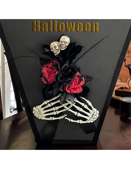 Manos Esqueléticas de Halloween XONOR 10 Pares 15,24 cm Manos Esqueléticas de Halloween XONOR 10 Pares 15,24 cm
