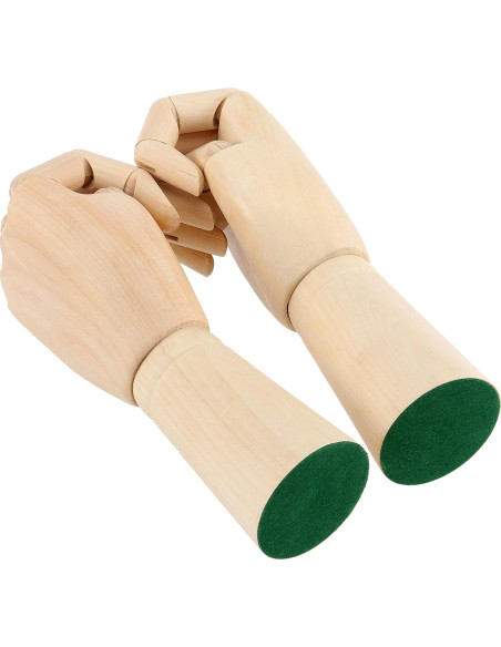 Mano de Madera Flexible ZEONHAK 30x10 cm - 4 Piezas Mano de Madera Flexible ZEONHAK 30x10 cm - 4 Piezas