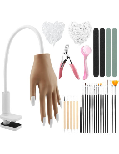 Set de Práctica para Uñas Acrílicas Saycker 227 Piezas